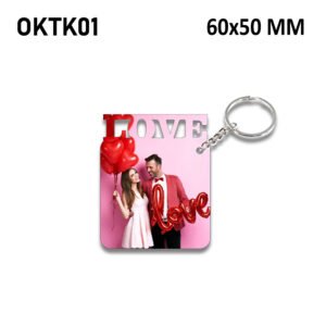 Blank Love Photo Keychain 60x50mm (Pack of 10)