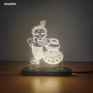 Bal Krishna Makhan Acrylic LED Table Top 6in