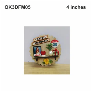 Blank Mini Photo Display Frame OK3DFM05 4in