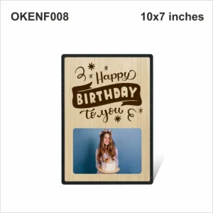 Blank Happy Birthday To You Photo Frame 10x7in