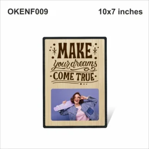 Blank Make Your Dreams Come True Photo Frame 10x7in