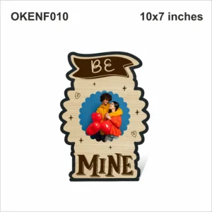 Blank Be Mine Photo Frame 10x7in