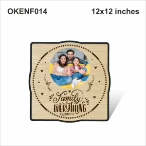 Blank Family Everything Round Photo Frame 12x12in