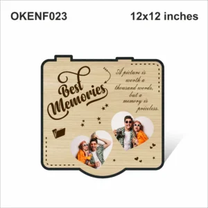 Blank Best Memories Photo Frame 12x12in