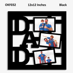 Blank Dad Photo Frame 12x12in