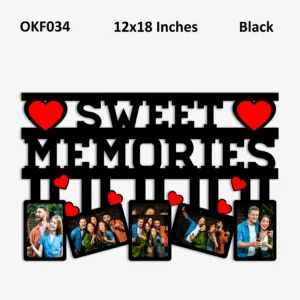 Blank Sweet Memories Photo Frame 12x18in