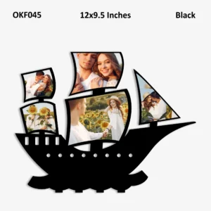 Blank Ship Photo Frame 12x10in