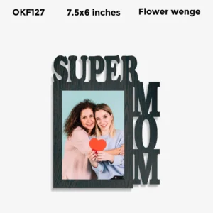 Blank Super Mom Photo Frame 8x6in