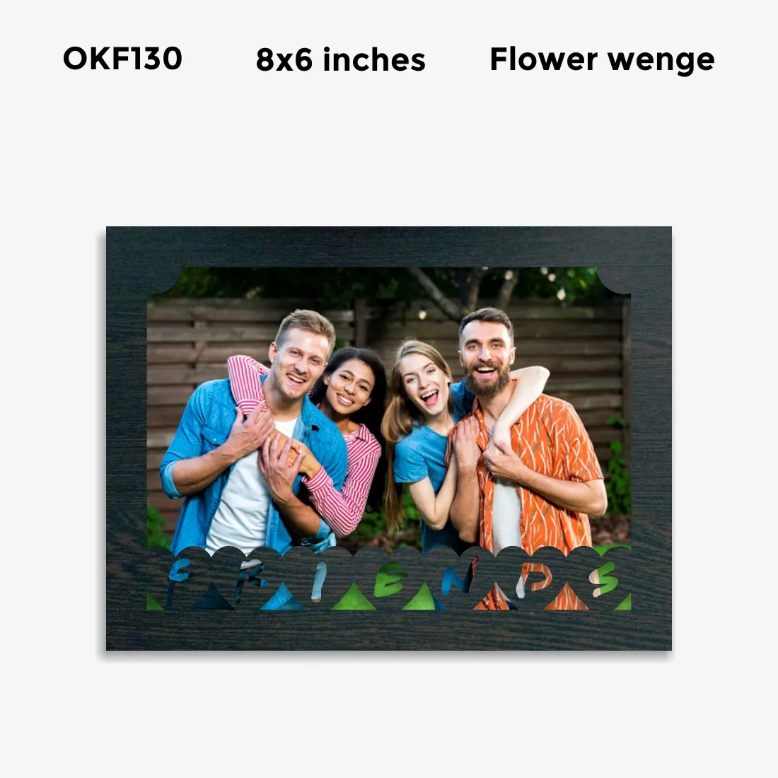 Blank Friends Photo Frame 6x8in