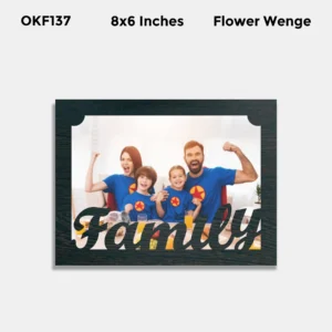 Blank Family Photo Frame 6x8in