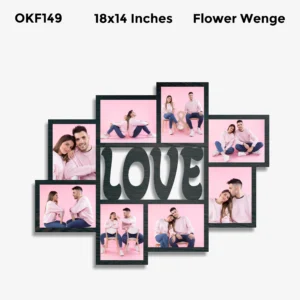 Blank LOVE Collage Photo Frame 18x14in