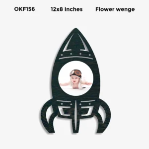 Blank Rocket Photo Frame 12x8in