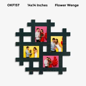 Blank Square Grid Collage Photo Frame 14x14in