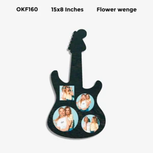 Blank Guitar Photo Frame 15x8in