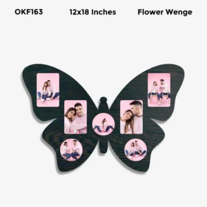 Blank Butterfly Collage Photo Frame 12x18in