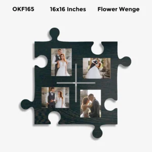 Blank Puzzle Collage Photo Frame 16x16in