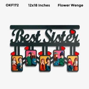 Blank Best Sister Photo Frame 12x18in