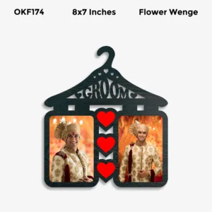 Blank Groom Photo Frame 7x8in