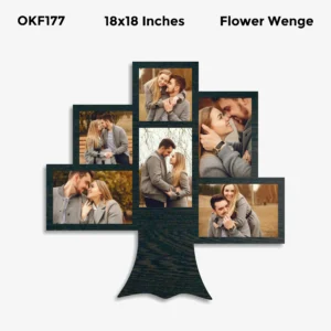 Blank Tree Collage Photo Frame 18x18in