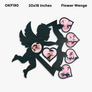 Blank Cupid Love Photo Frame 20x18in