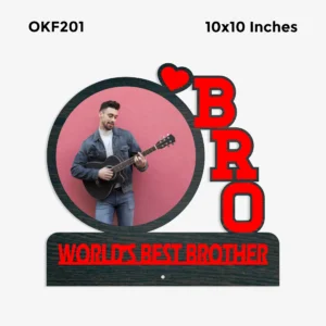 Blank Bro Round Photo Frame 10x10in