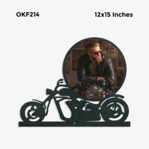 Blank Bike Photo Frame 12x15in