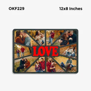 Blank Love Collage Photo Frame 12x8in