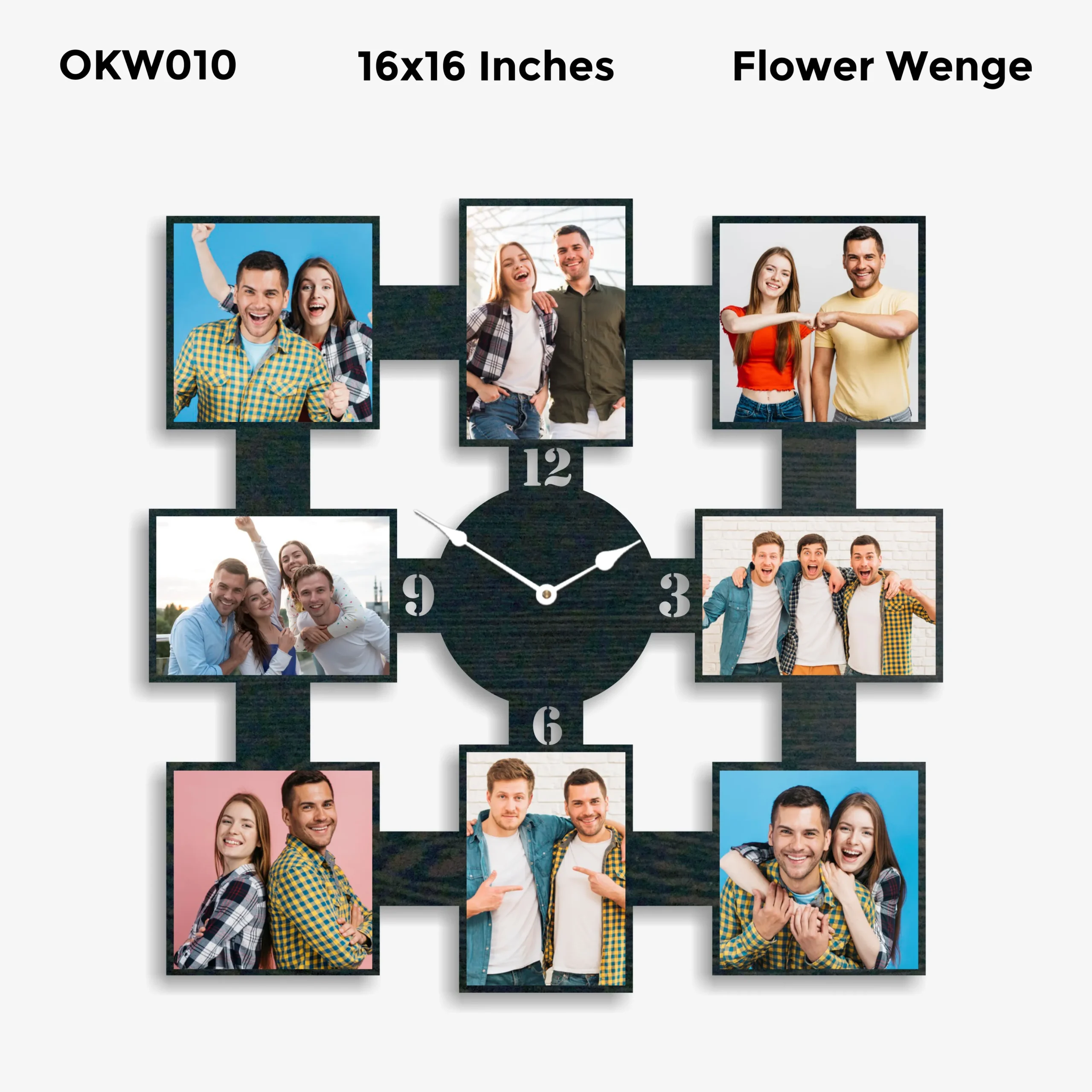 Blank Sublimation Wall Clock 16x16 Inch (OKW010)